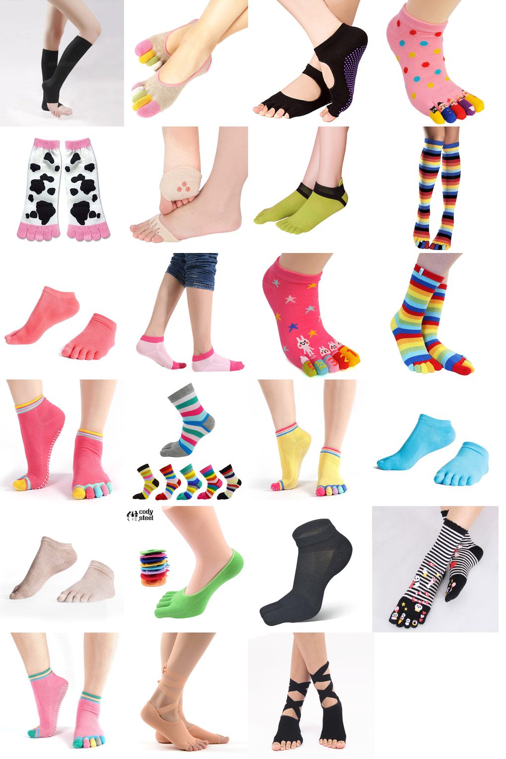 toe socks women